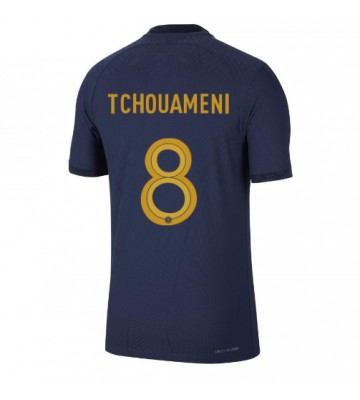 Lacne Muži Futbalové dres Francúzsko Aurelien Tchouameni #8 MS 2022 Krátky Rukáv - Domáci